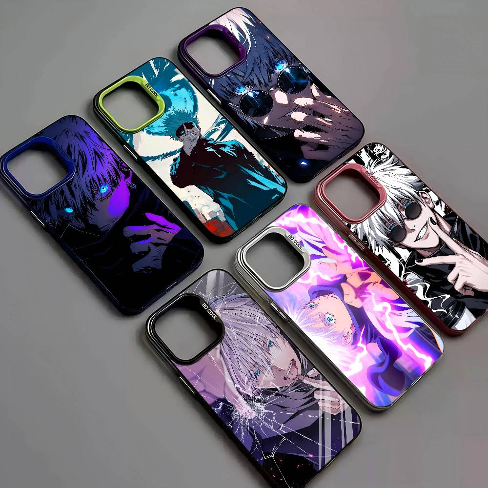 Phone Cases Jujutsu Kaisen - Satoru Gojo Jujutsu Kaisen Anime Colorful