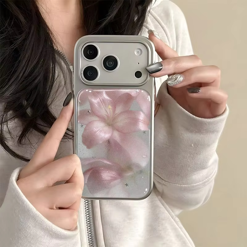 Phone Cases Iphone 13 - Pink Lily Flash Pink Drip Glue