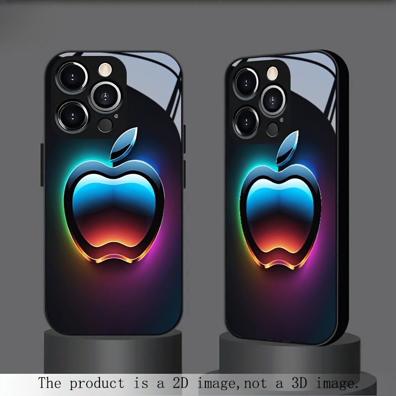 Phone Cases For Iphone 16 - 2D flat pattern glass phone case
