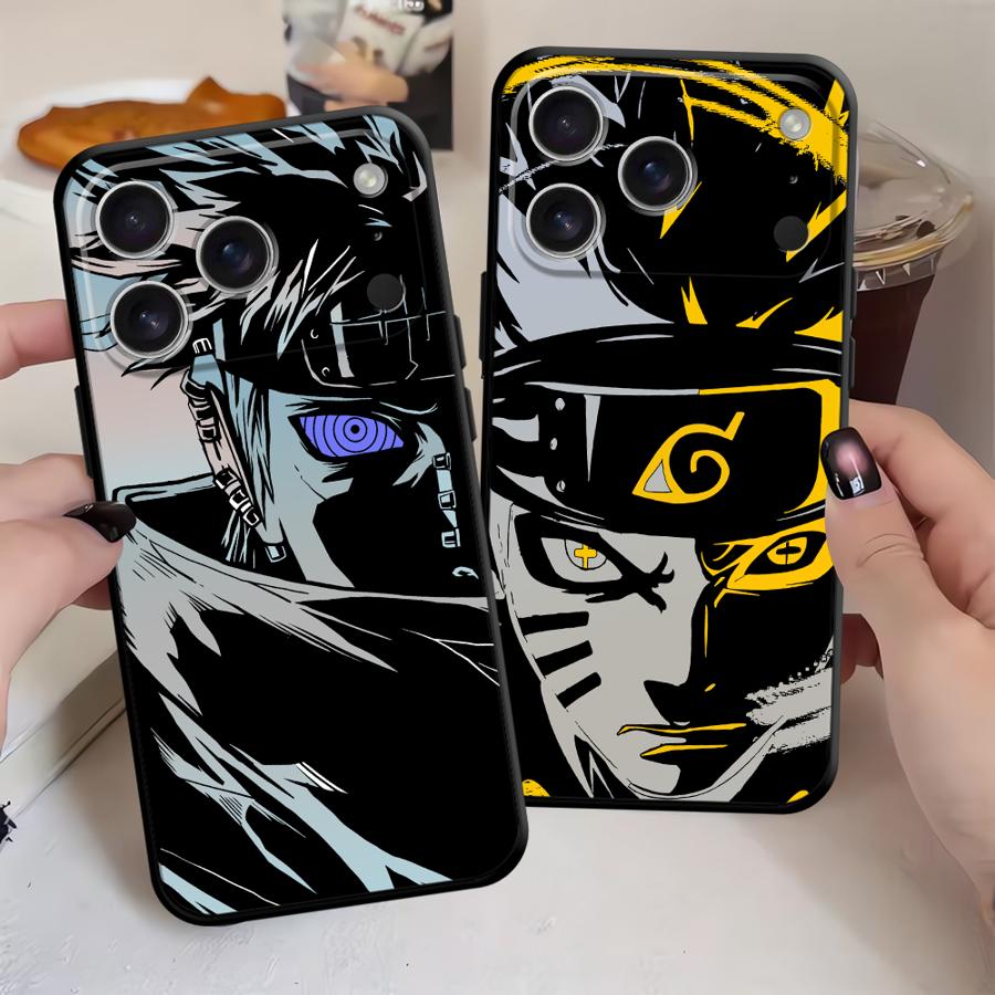 Phone Cases For Iphone 16 - Anime NN-arutoS Black Soft Phone Cover
