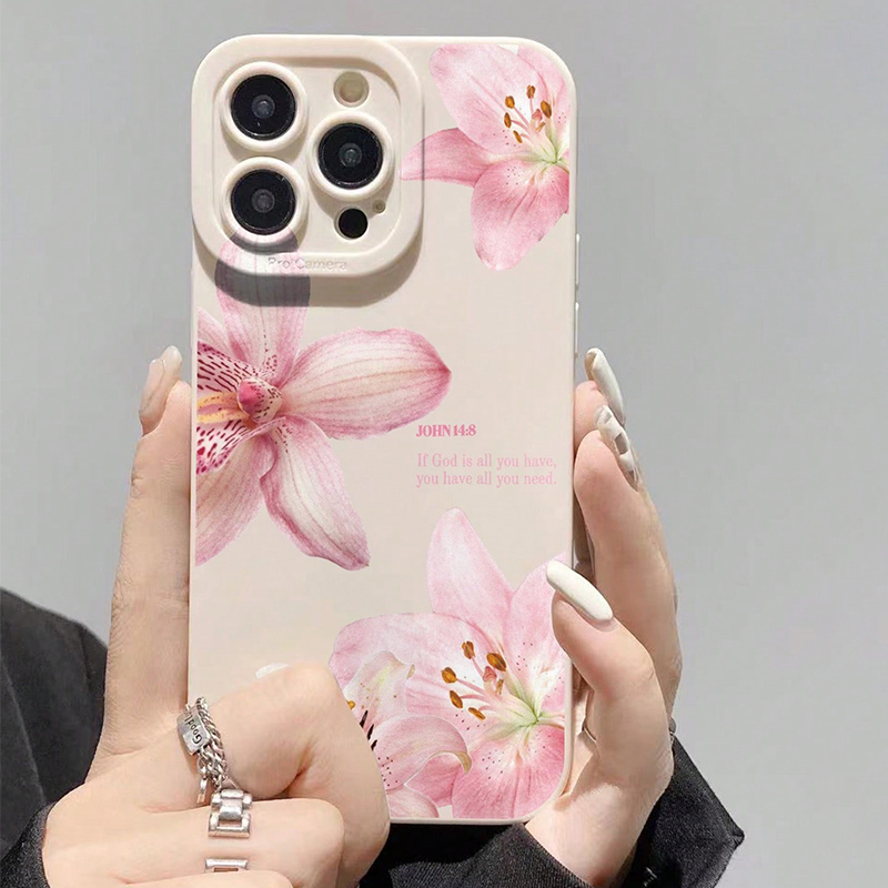 Blue Floral Painted Silicone I - Phone Cases Xr Iphone ulasan dan harga