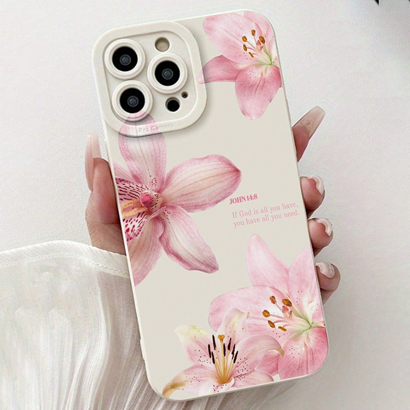 Blue Floral Painted Silicone I - Phone Cases Xr Iphone ulasan dan harga
