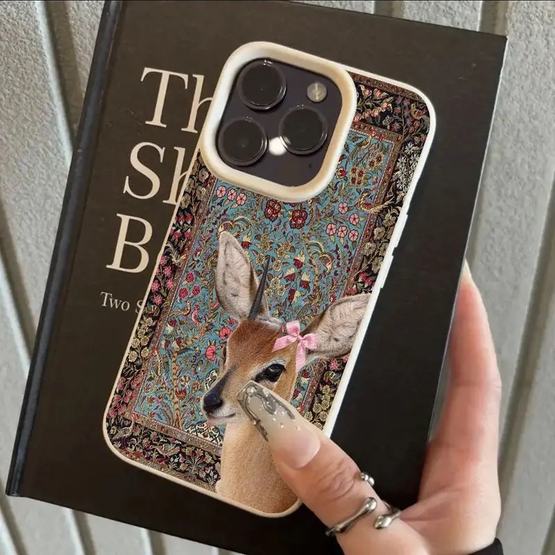 Vintage Deer Lichee Silicone P - Phone Cases Xiaomi 15 ulasan dan harga