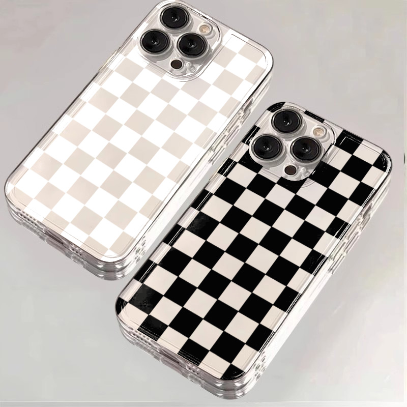 Space Black Plaid Pattern Phon - Phone Cases Xiaomi 15 ulasan dan harga
