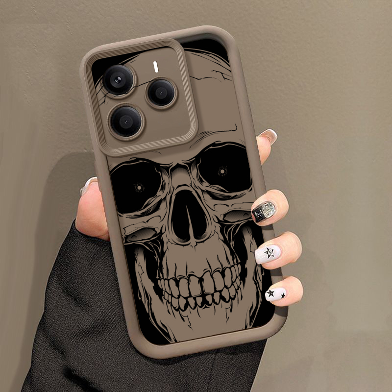 Cool Black Skull Print Phone C - Phone Cases Xiaomi 15 ulasan dan harga