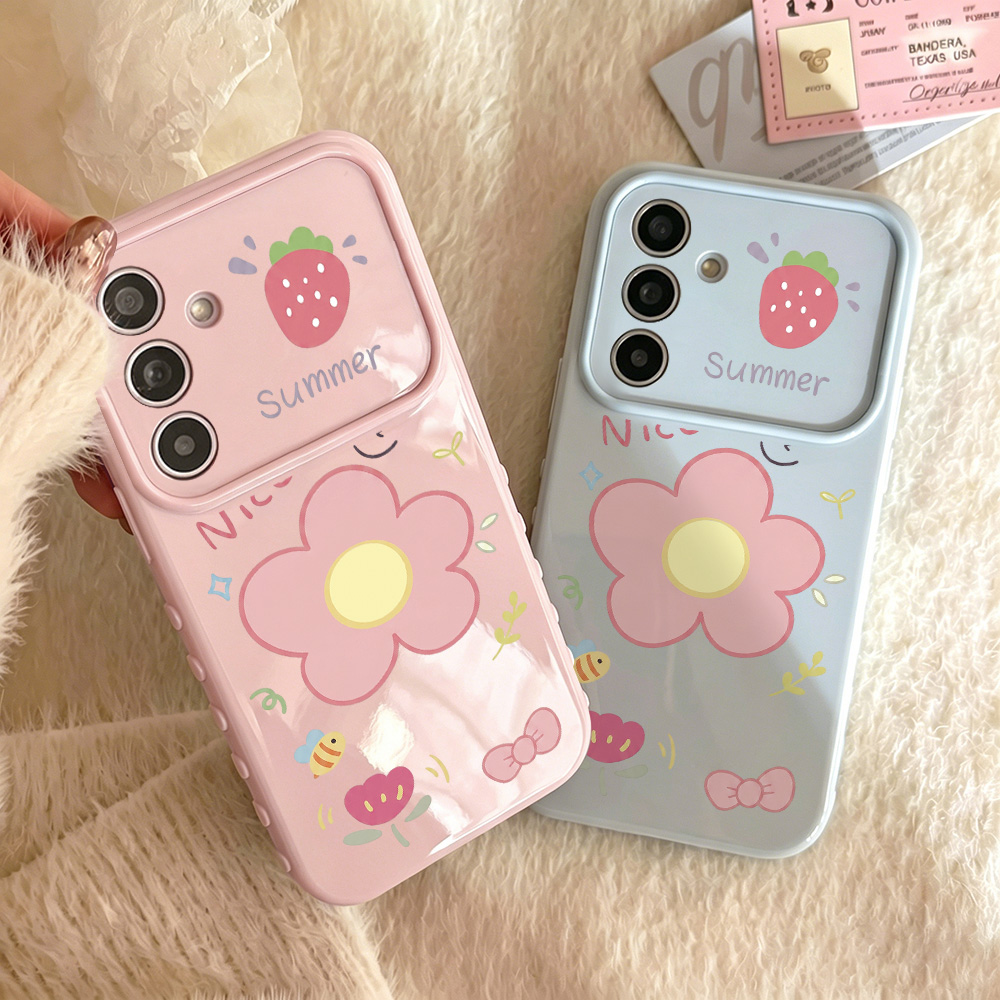 Cute Flowers Lens Protection P - Phone Cases Galaxy A16 5G ulasan dan harga