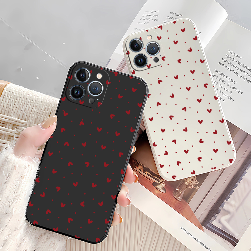 Love Heart Print Phone Case Fo - Phone Cases For Iphone 16 ulasan dan harga