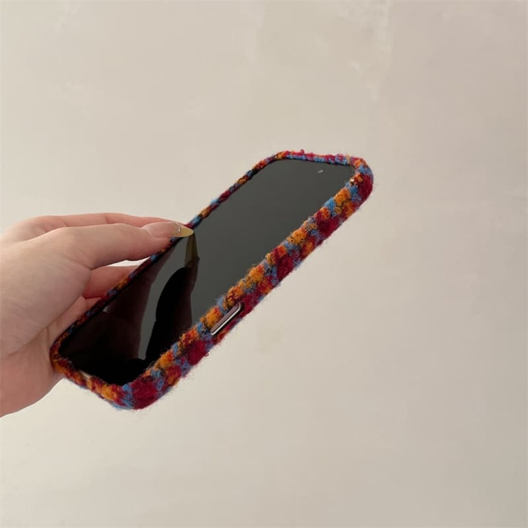 Winter Warm Plaid Fuzzy Phone  - Phone Cases Iphone 13 ulasan dan harga