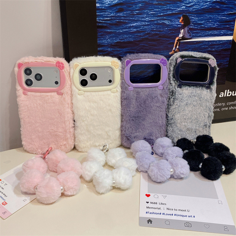 Luxury Solid Colors Furry Plus - Phone Cases Iphone 13 ulasan dan harga