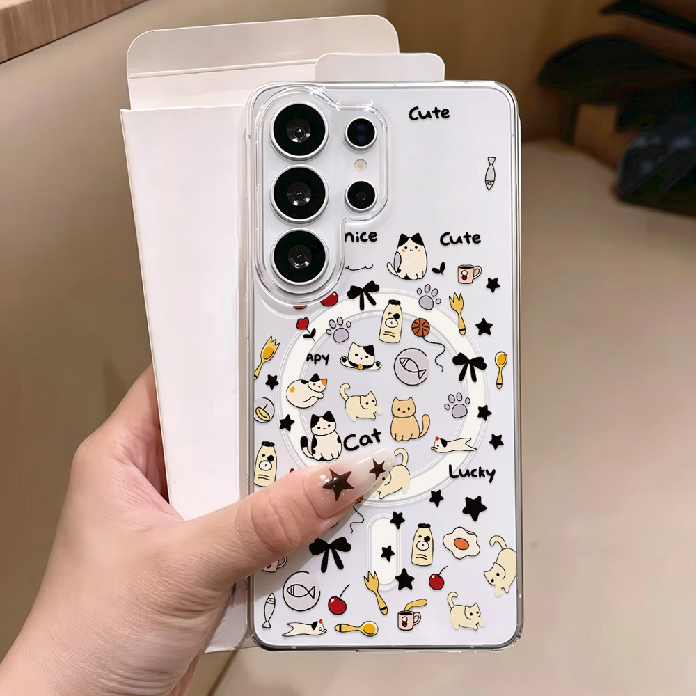 Cute Cat Magnetic Phone Case F - Phone Cases Galaxy A16 5G ulasan dan harga