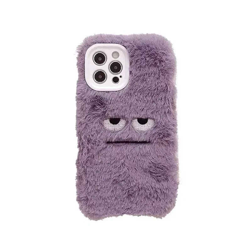 Cute Monster Plush Fluffy Phon - Phone Cases Iphone 13 ulasan dan harga