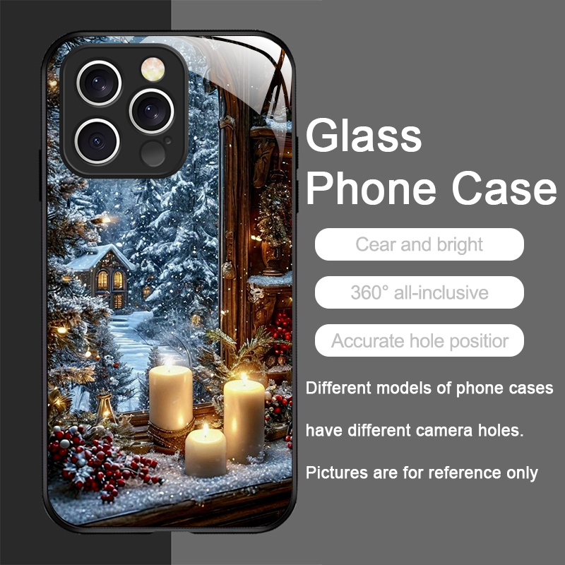 Christmas Tree Gift Snowy Town - Phone Cases Iphone 13 ulasan dan harga