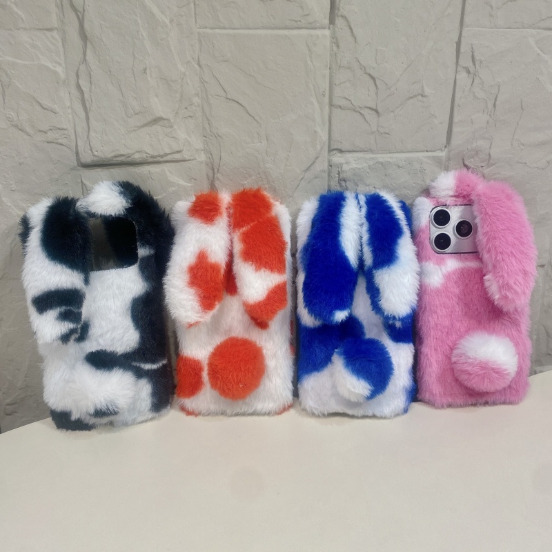 Cute Rabbit Design Fluffy Phon - Phone Cases Iphone 13 ulasan dan harga