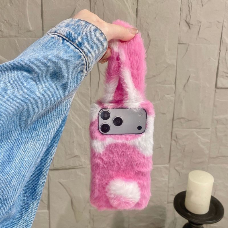 Cute Rabbit Design Fluffy Phon - Phone Cases Iphone 13 ulasan dan harga