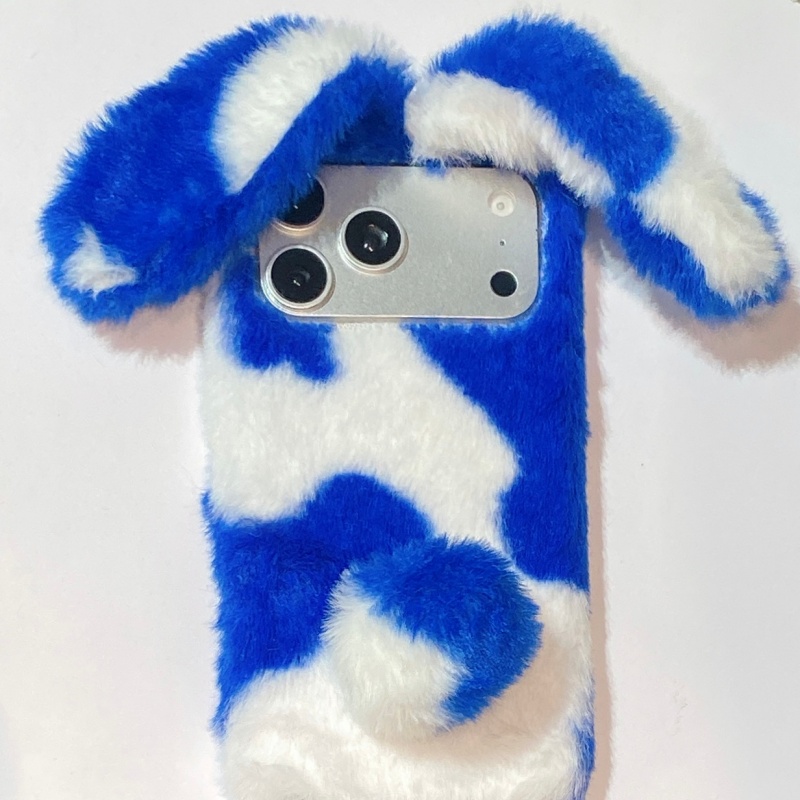 Cute Rabbit Design Fluffy Phon - Phone Cases Iphone 13 ulasan dan harga